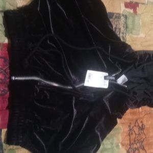 Crop Top Black Jacket